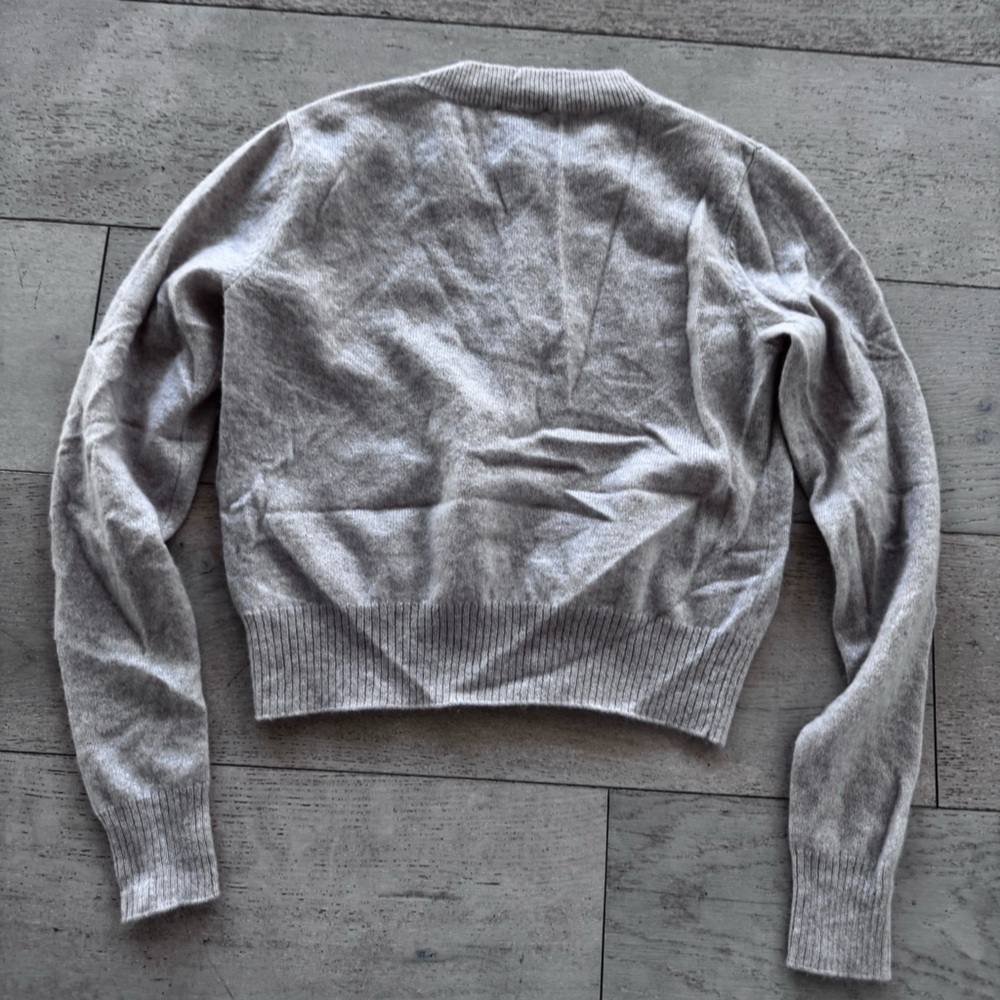 REFORMATION Lian Cashmere Greige  Sweater S - Picture 8 of 12